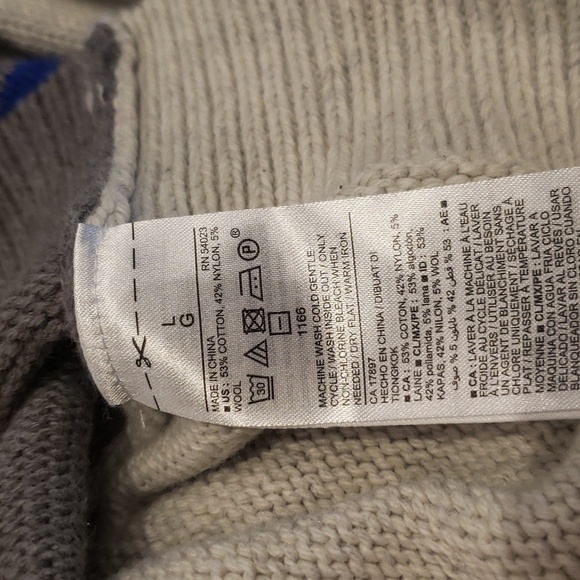 Old Navy Pullover Sweater Cotton/Nylon/Wool Blend Men's Large - Picture 7 of 10